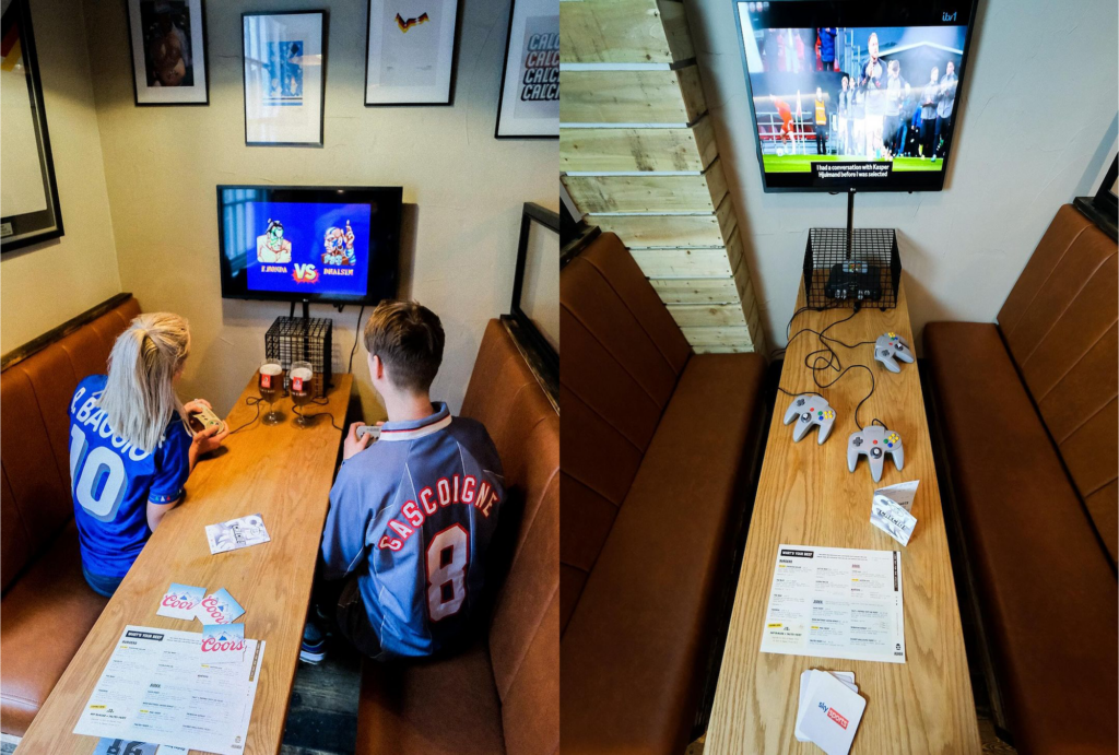 Calcio bar in the Northern Quarter