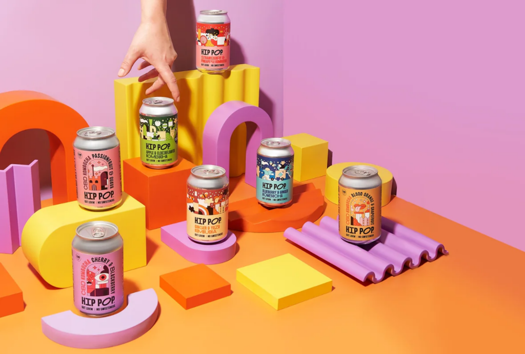Hip Pop is a new kombucha brand based in Manchester