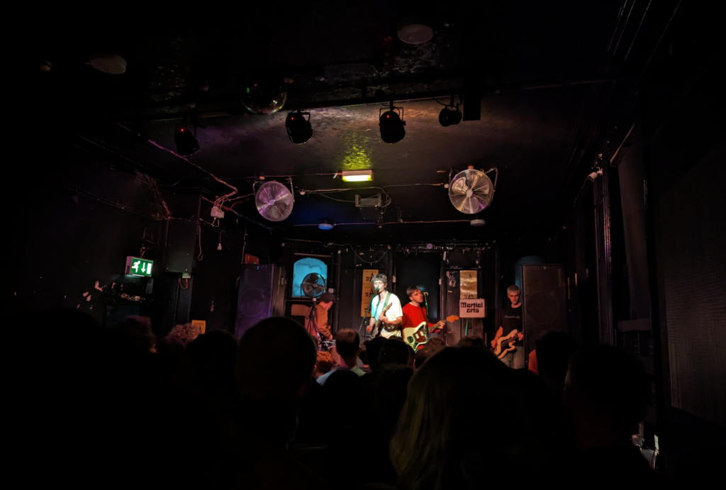 The Star and Garter is a small gig venue in Manchester