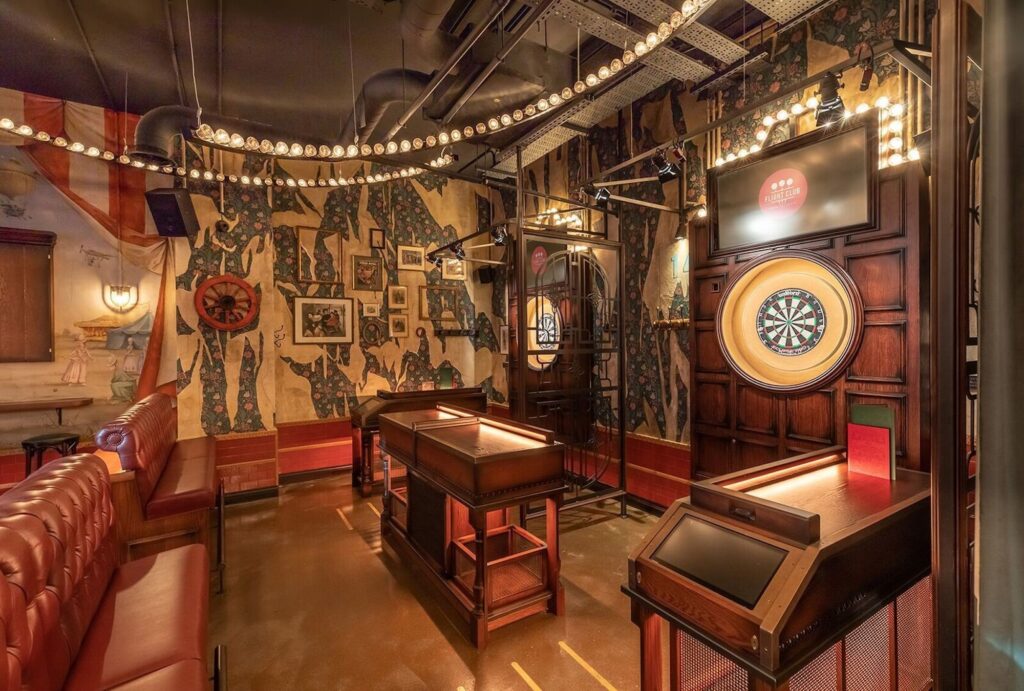Flight Club offers a range of games primarily focusing on darts
