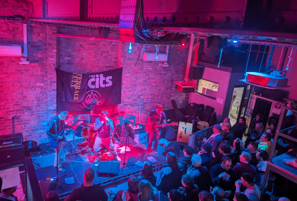 Jace Campbell playing at the Lion's Den