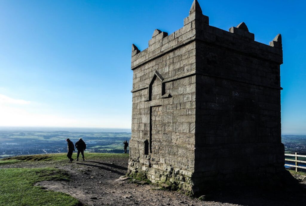 Rivington Pike is one of the popular walks from Manchester
