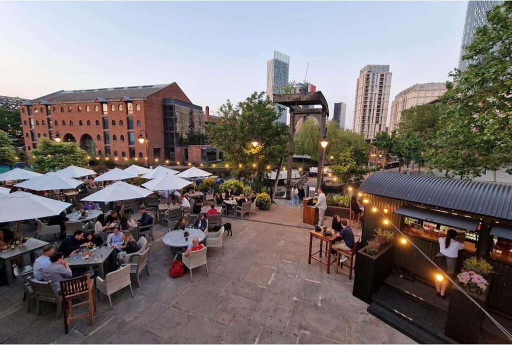 The Wharf and Castlefield play host to some of the city's best beer gardens