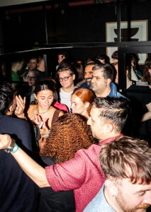 Union social party with crowd