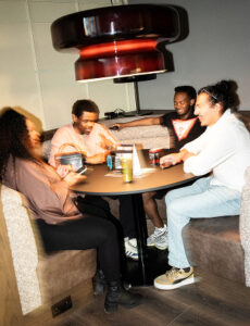 Union social party with crowd