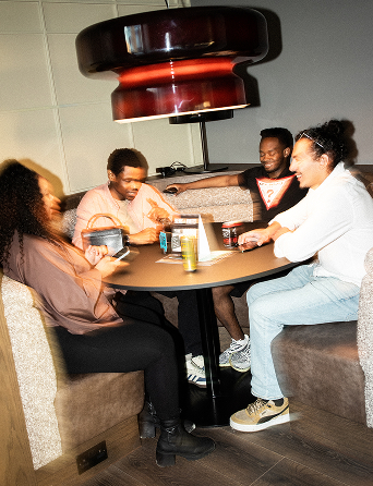 Union social party with crowd